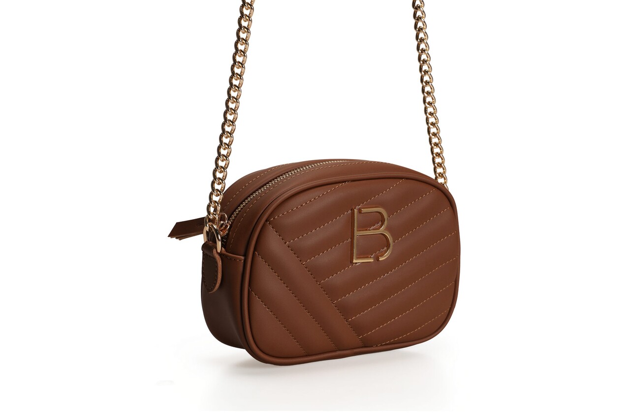 Geanta, Lucky Bees, 1298 Tan, piele ecologica, maro - imagine 7